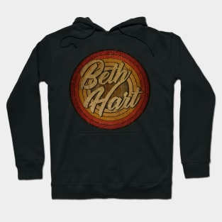 arjunthemaniac,circle vintage retro faded Beth Hart Hoodie